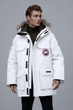 Chamarras Canada Goose Hombre México - PBI Expedition Abrigos Blancos EQ3819254
